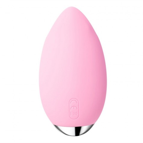 Розовый вибростимулятор клитора Candy с эффектом "поцелуя рыбки"